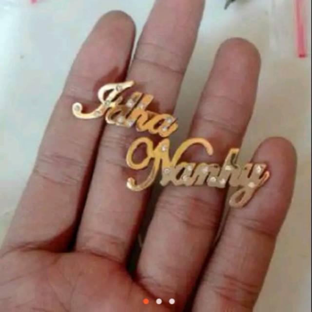 Cincin ukir nama cincin nama murah
