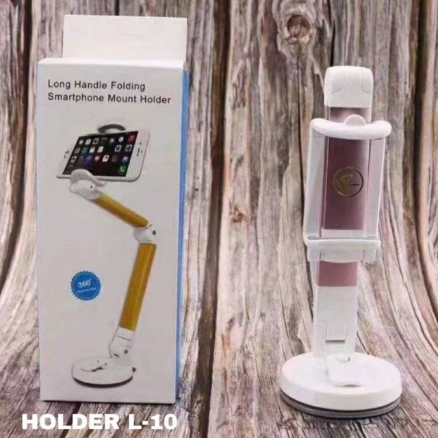 Holder Handphone Perekat L10 / Holder Meja Mobil Car Holder Dinding 3 IN 1 Multifungsi Serbaguna