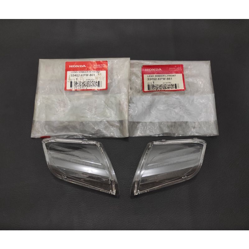 kaca mika lampu sein reting depan kiri kanan honda kirana AND125 AND-125 original