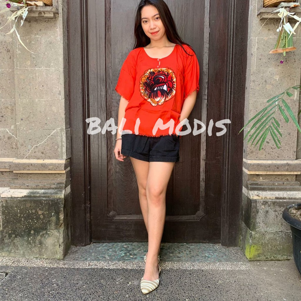 ATASAN BAJU BARONG LUKIS BALI