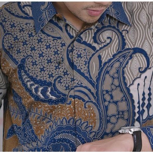 Hem Kemeja Baju Batik Pria Cowok Laki Laki Slimfit Full Lapis Furing Lengan Panjang Lengan Pendek Original Asli Batik Jumanta Solo Laweyan Size S M L Xl XXL    01