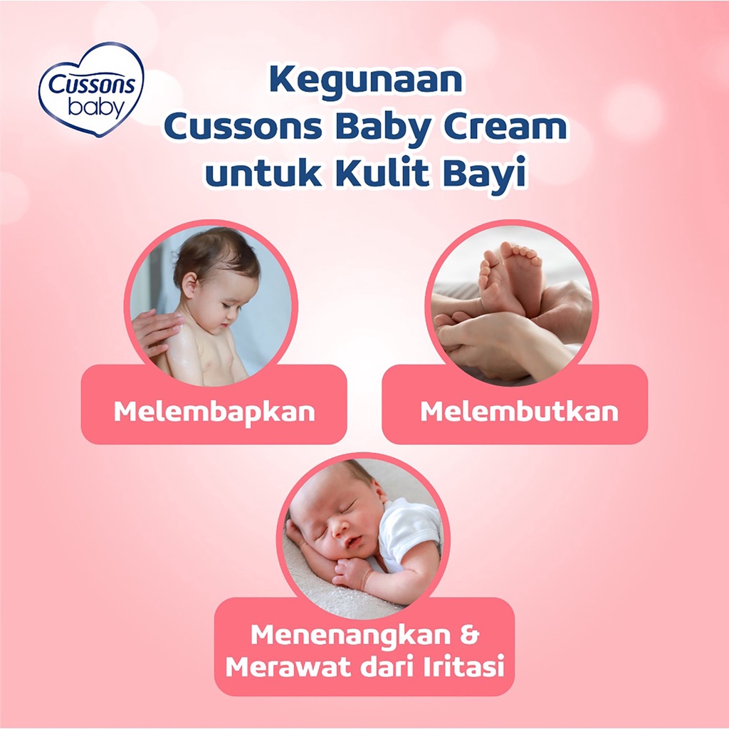 Bisa COD Cussons Baby Cream Krim Lotion Bayi Bayi 50gr / Cussons Baby Cream Mild &amp; Gentle - Krim Bayi 100gr