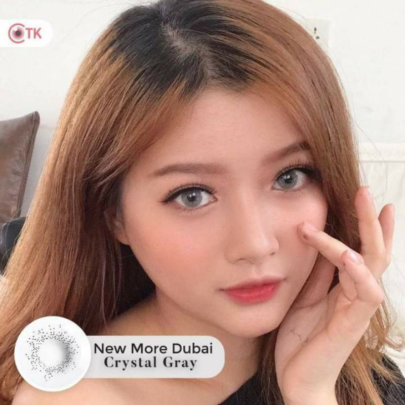 softlens new more dubai crystal grey normal