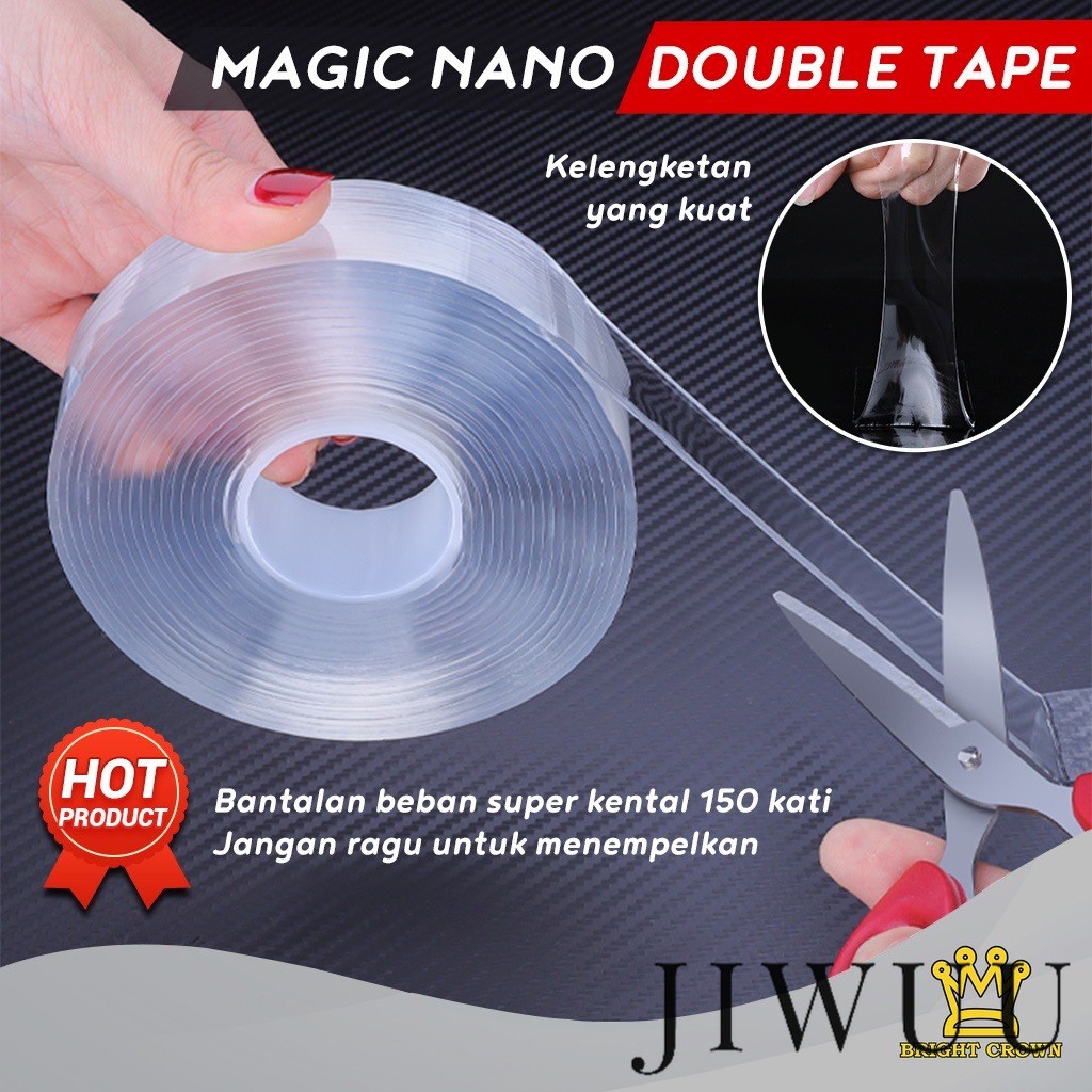 

JW0065 - Magic DoubleTape Reusable Gel Selotip 2 Sisi Kuat Dapat Di Cuci