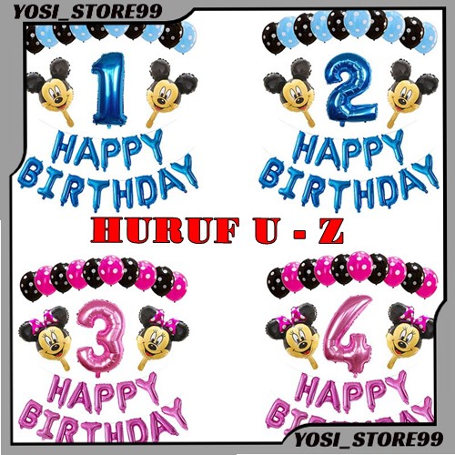 BALON FOIL KARAKTER | BALON FOIL JUMBO | BALON ULTAH