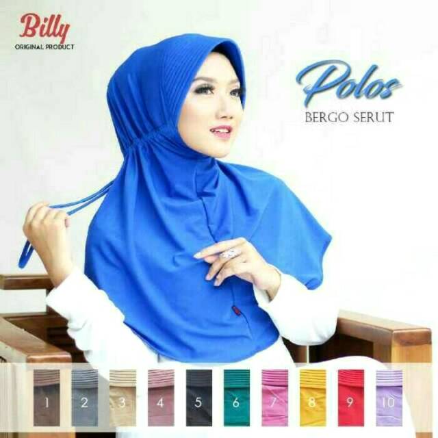 Jilbab Serut Polos . Bergo Kcb . Jilbab Husna . Jilbab Tali