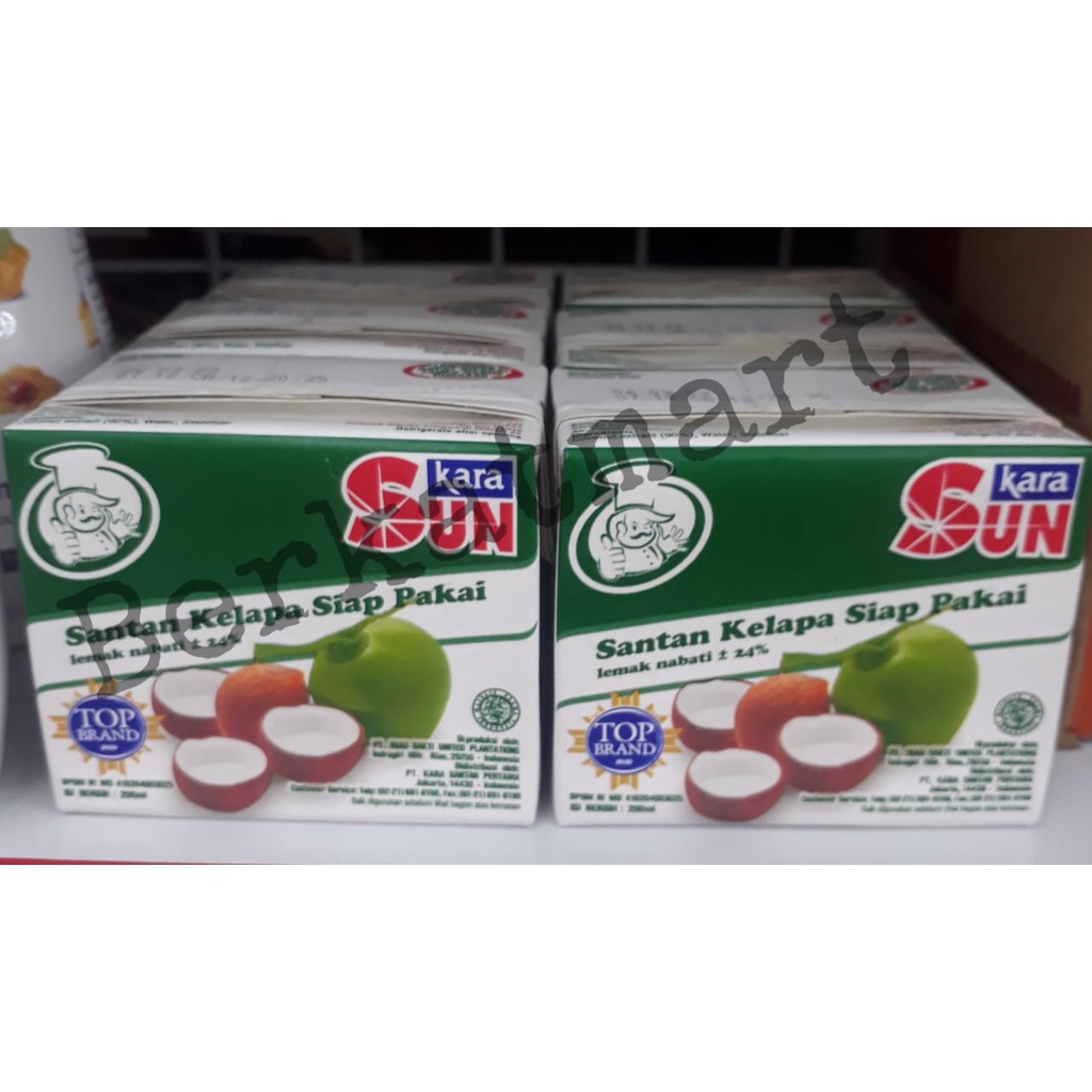 Sun Kara Santan Siap Pakai Kemasan 200 ml