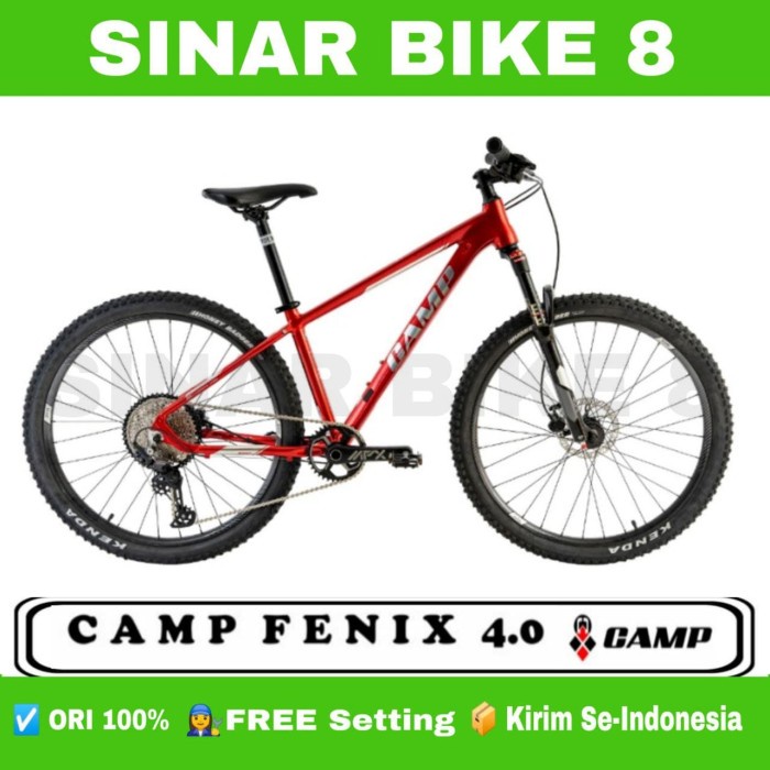 Sepeda Gunung  Ukuran 27.5&quot; MTB ELEMENT CAMP FENIX 4.0 Deore 12 Speed Rem Hidrolik