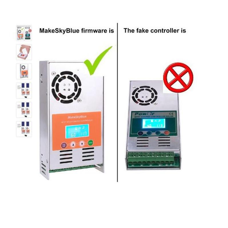 NewFirmware 60 A REAL MPPT Solar Charge Controller SCC 60A MakeSkyBlue Pertukangan / Hand Tools