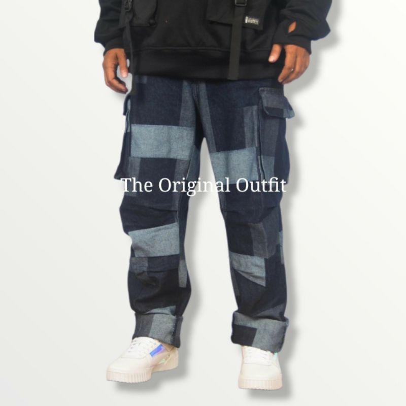 celana jeans terbaru original / cargo pants ori / celana panjang pria hiphop