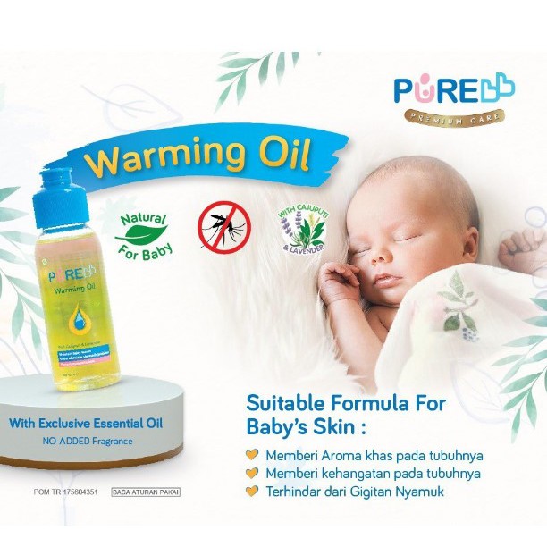 Pure Baby Warming Oil 60ml Pure BB Warming Oil