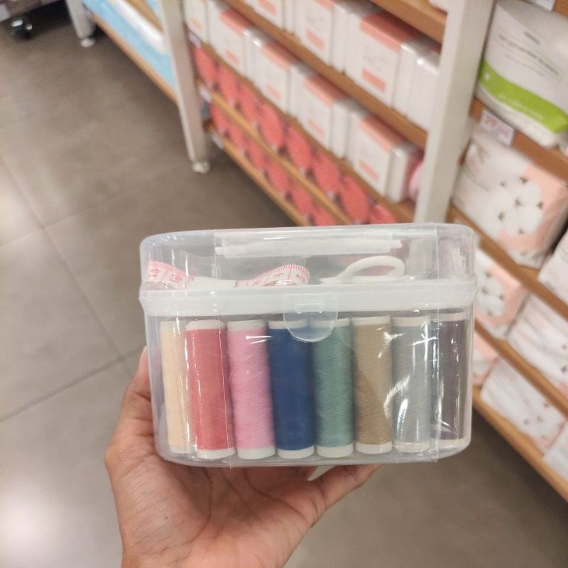 alat jahit atau sewing box miniso