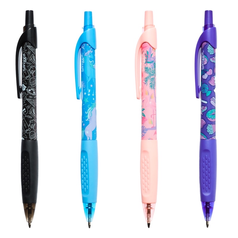 

Smiggle Neat Tribarrell Pen - Black Ink
