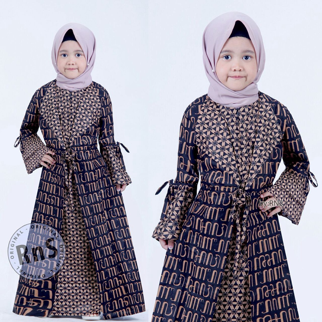 Saroja (991) Couple Batik Gamiss Jessy Coklatan kerah Jas Motif Aksara