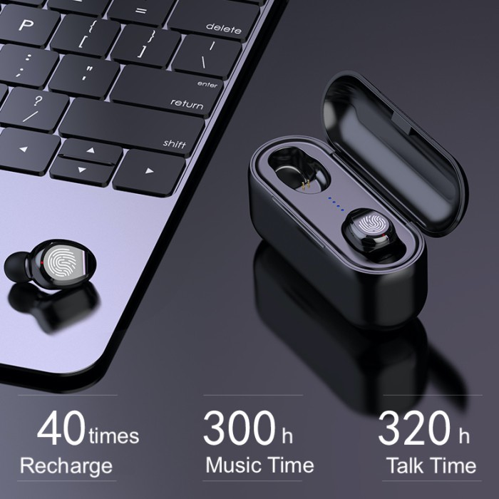 High Value TWS F9-1 Bluetooth Headset Bass Wireless Earphone-2