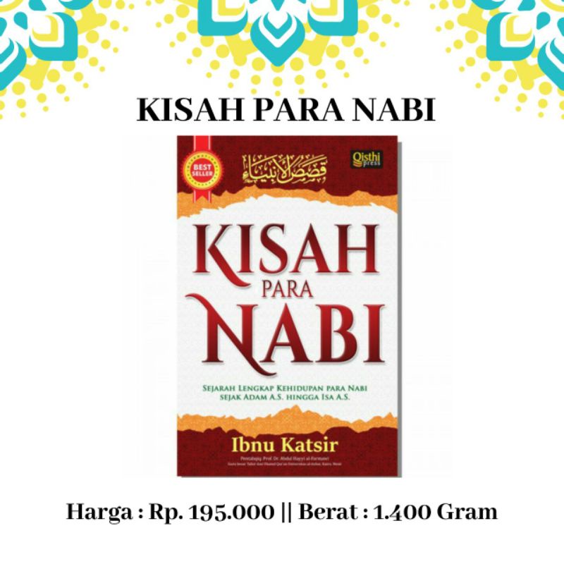KISAH PARA NABI IBNU KATSIR