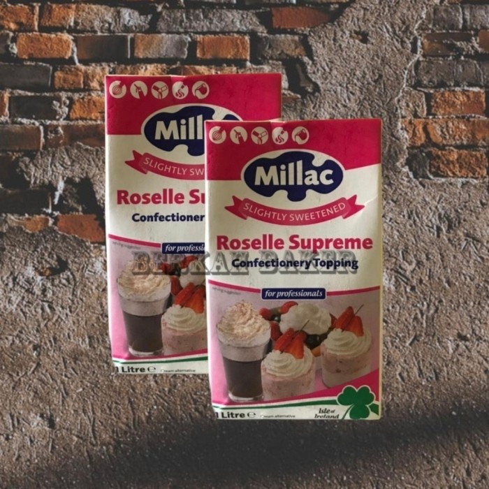 

Krim- Millac Roselle Supreme Whipping Cream 1 Liter -Krim.