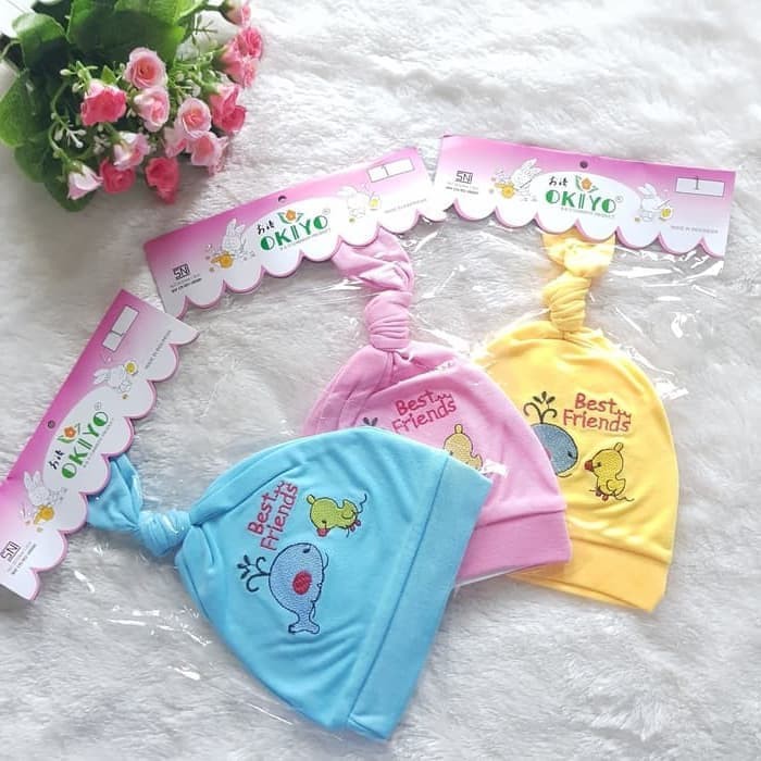 Promo !! SALE OKIYO-TOPI BAYI MURAH LUCU TOPI BAYI MURAH MOTIF BERVARIASI