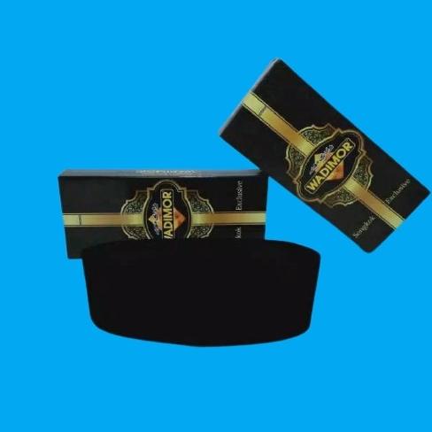 Peci Wadimor Tinggi 8Cm Peci Wadimor Hitam Polos Ac  Promo R30B