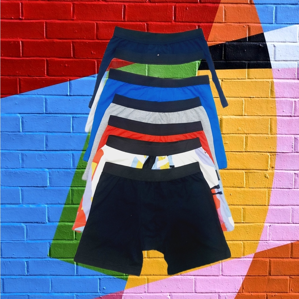 1pcs Celana Dalam BOXER Pria Dewasa Kain Katun