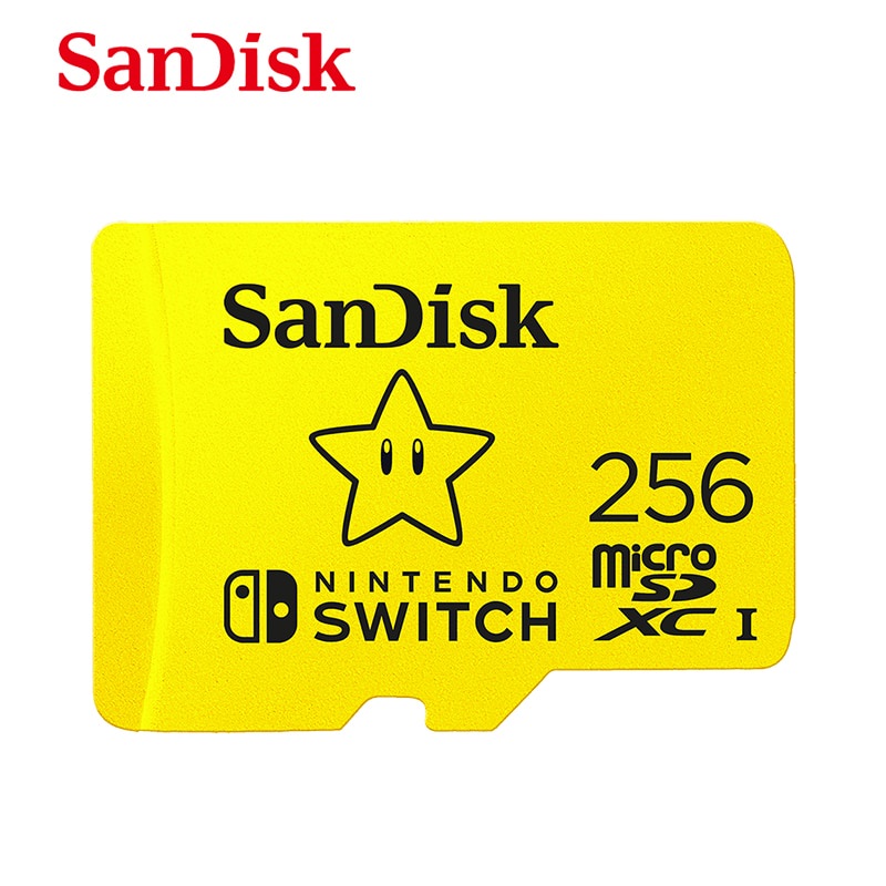 ♕SanDisk micro sd 128GB Nintendo Switch Authorized card 256G flash drive cartao de memoria tf m