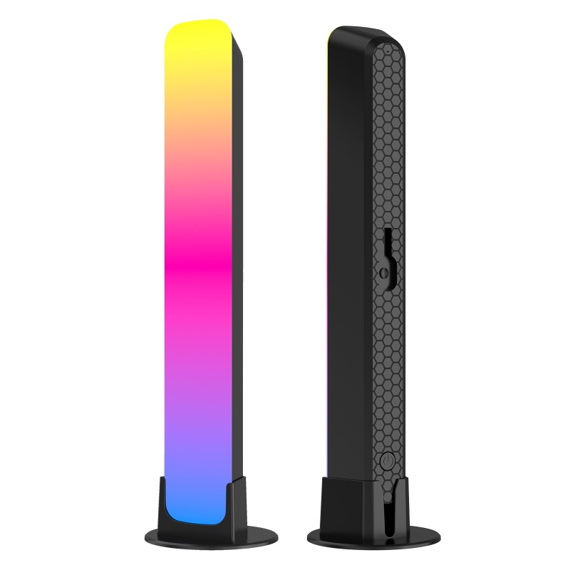 2pcs Lampu Atmosfir RGB Aktivasi Suara Rhythm Untuk Kendaraan