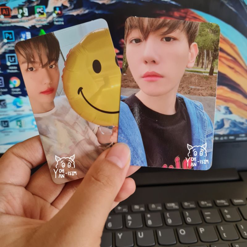 Photocard pc EXO Baekhyun Delight Mint Honey ver