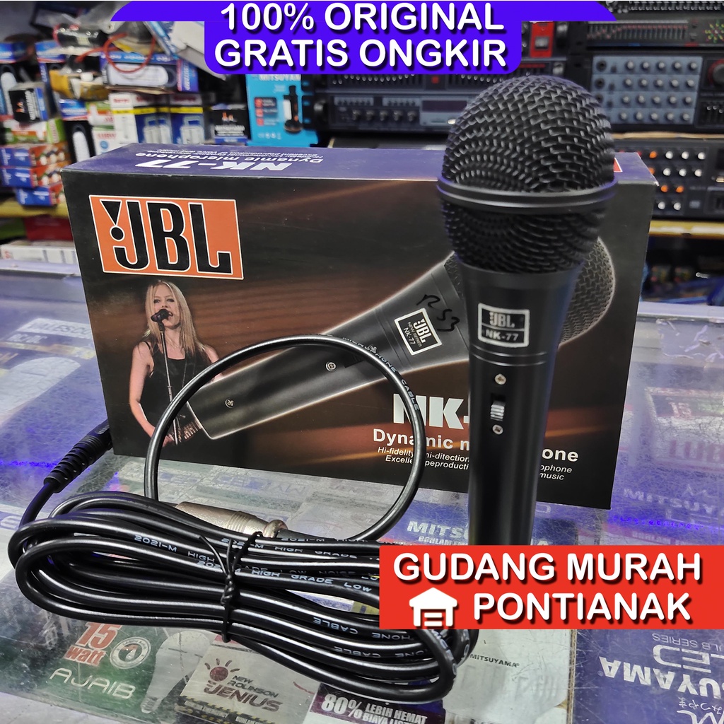 Mic JBL ORIGINAL NK77 Kualitas Bagus Jernih ASLI NK 77