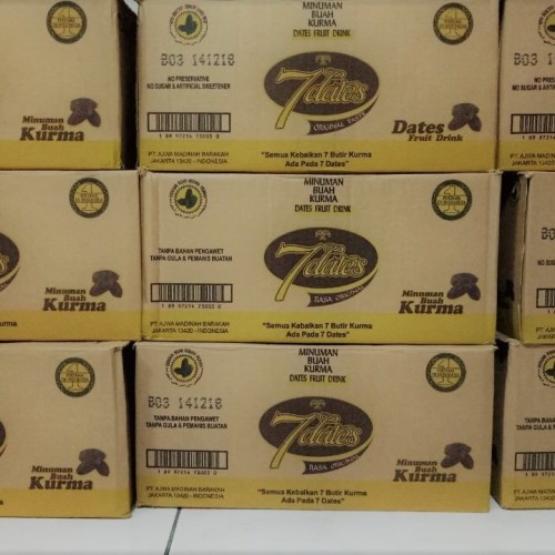 

TROY 80 X Minuman Susu Sari Buah Kurma 7Dates DUS (isi 24botol)