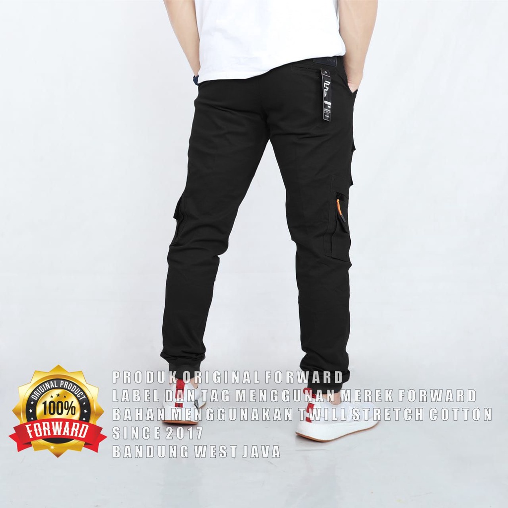 Celana Cargo Joger Jogger Training Poket Casual Forward System