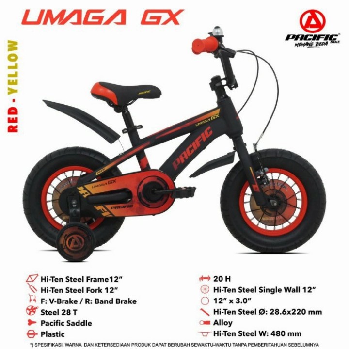 Sepeda Anak Pacific BMX UMAGA GX 12 Inch Garansi SNI-1