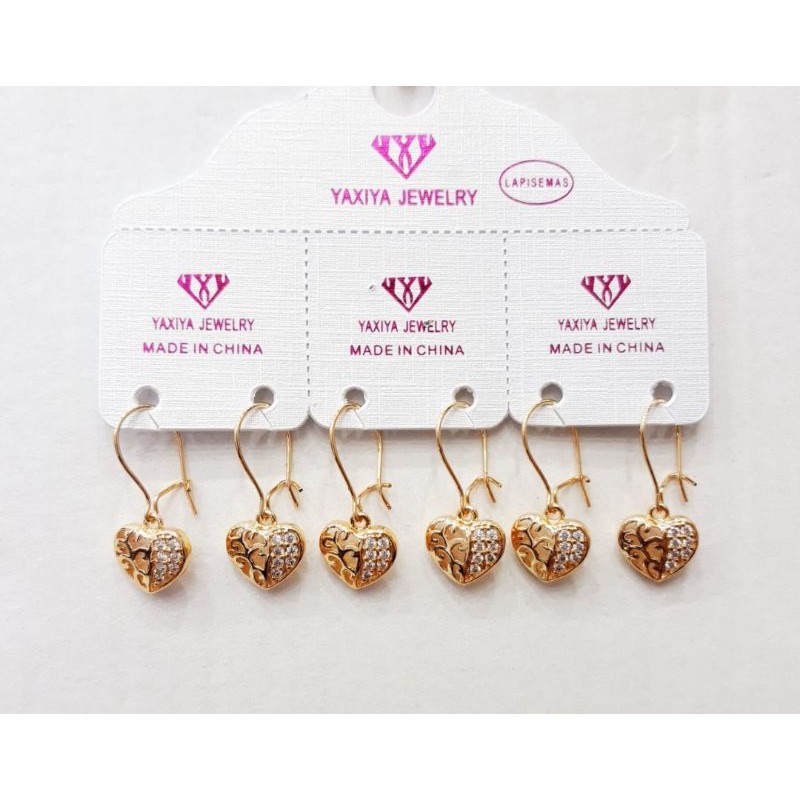 anting love anting lapis emas anting murah giwang love ceplik love anting anting emas murah
