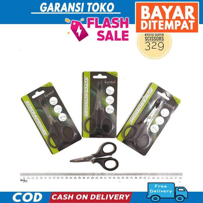 

LEBIH HEMAT Gunting Pancing Kyoto Super Scissors SC329