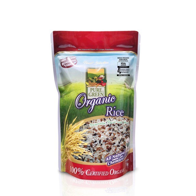 

[Brilliantbaby] Beras Organik Pure Green Organic Rice Multi Ethnic 1 kg