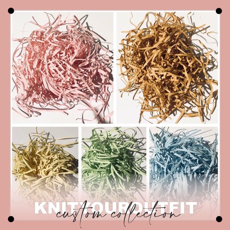 

50gr kertas cacah / kertas potong / kertas serut / kertas potong alas hampers / shredded