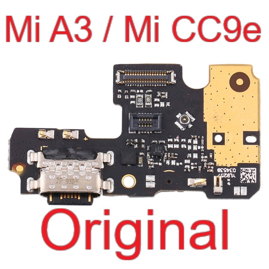 Original Board Konektor Charger - Microphone Mic - Xiaomi Mi A3 / Mi CC9e / MiA3 / MiCC9e