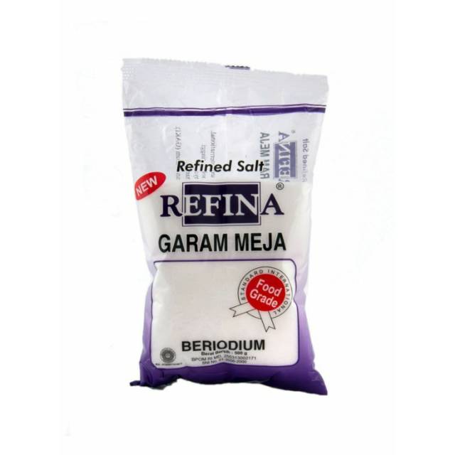 

Refina Garam Meja 500 gram - Garam Dapur Refina 500 gram Beriodium