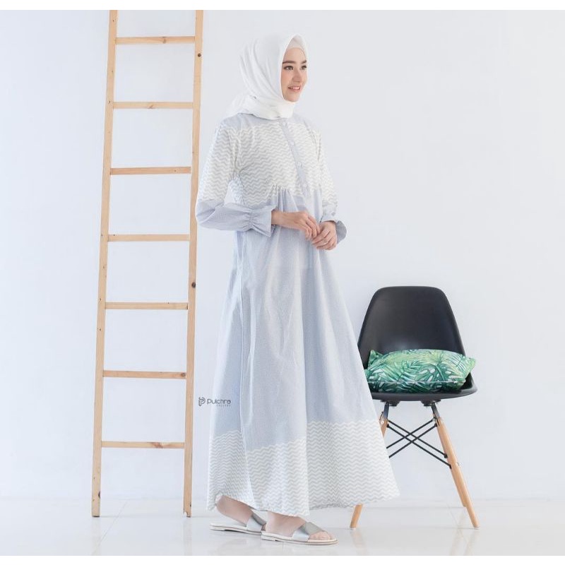 Pulchra - Day dress-geonina cloud by Pulchra