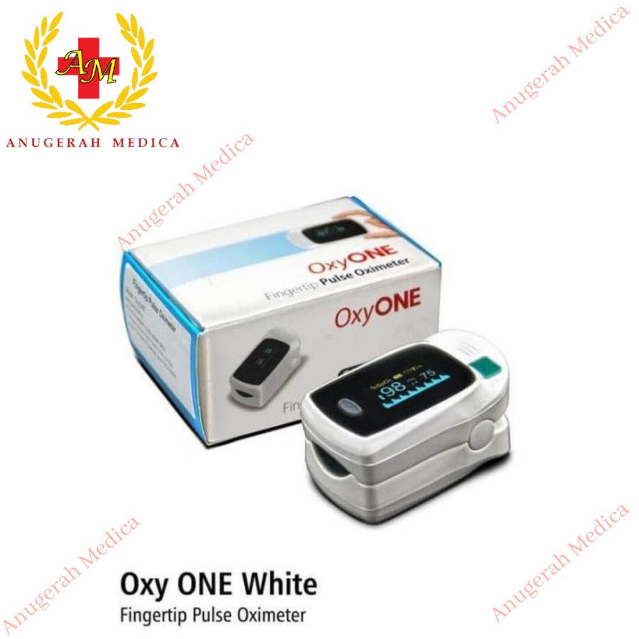 Pulse Oximeter Onemed Fingertip Pulse Oxymeter Saturasi Oksigen O2