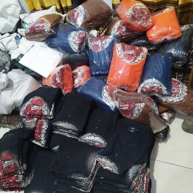 KAOS BARONG BALI BAJU BALI BAHAN RAYON KAOS SANTAI KAOS PANTAI