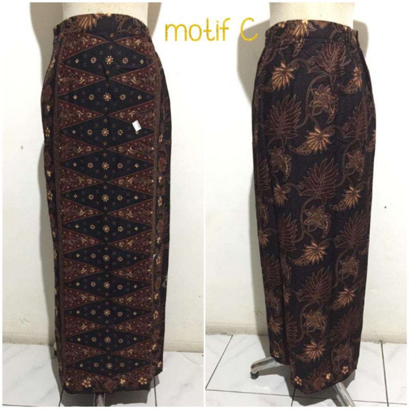 Rok Tumpal Geser Kancing 4 GK010 Motif Pucuk Rebung / Rok Betawi Motif Terbaru /Bawahan kebaya Encim Betawi