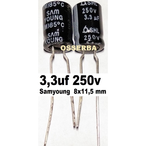 Elco 3,3uF 3.3uF 250v Sam young Elko