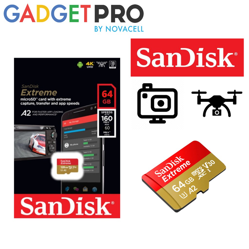 Jual Sandisk Extreme Class Micro Sd Card K A V Mbs Gb Shopee Indonesia