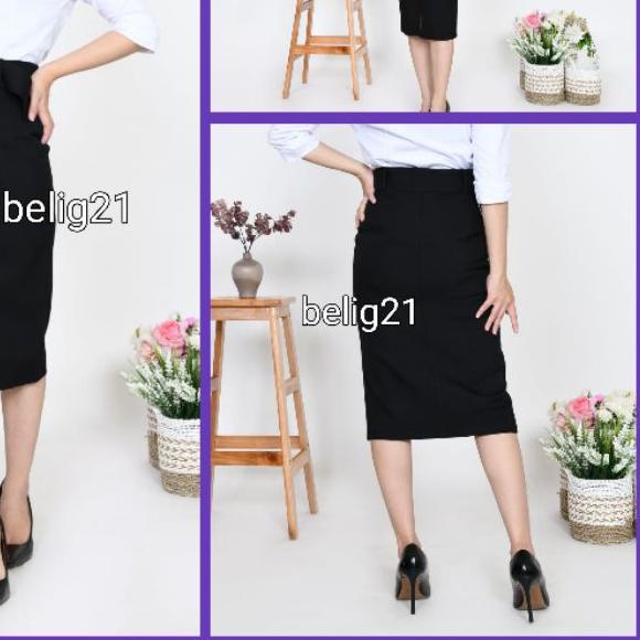 ✧ Rok Kerja Span Pendek 7 8 Androk Sepan Kantor Rok Span Rok Pendek wanita Rok Span Hitam Rok Hitam 