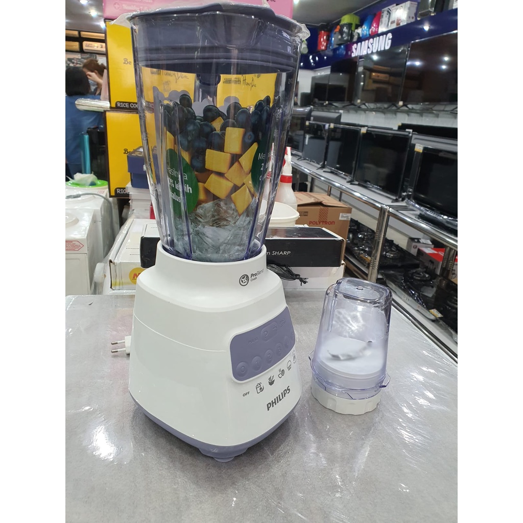 PHILIPS BLENDER 2 IN 1 PLASTIK HR-2221