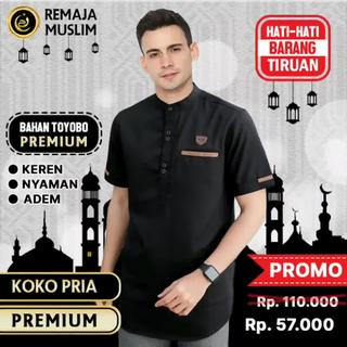 BAJU KOKO KURTA PAKISTAN PRIA DEWASA LENGAN PENDEK