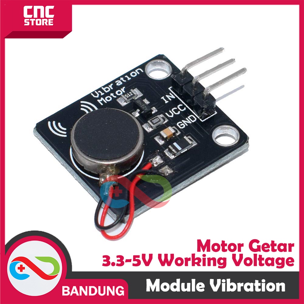 MODULE VIBRATION MOTOR GETAR DC 3V-5V INDIKATOR GETAR GETARAN VIBRATOR