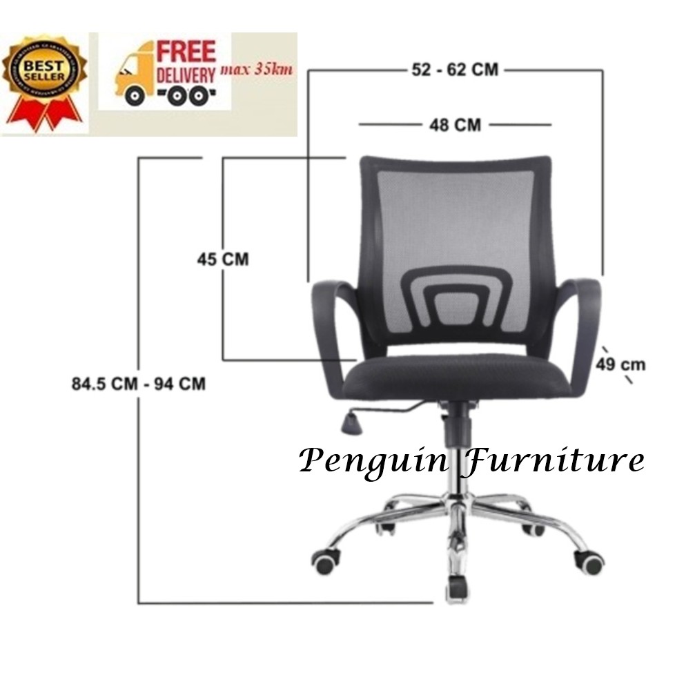 Kursi Kantor / Kursi Sekretaris Putar Sapporo SAP RIS 628