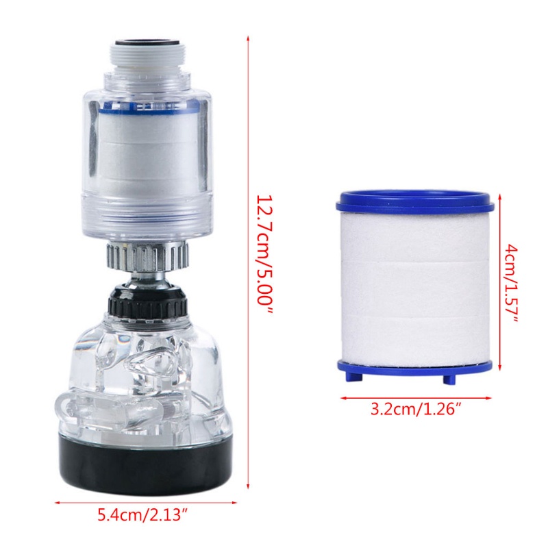 Gro Adaptor Filter Keran Air 3 Mode Rotasi 360 Derajat