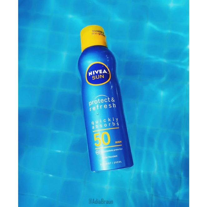 NIVEA sun spray protect &amp; refresh spf 50 200ml